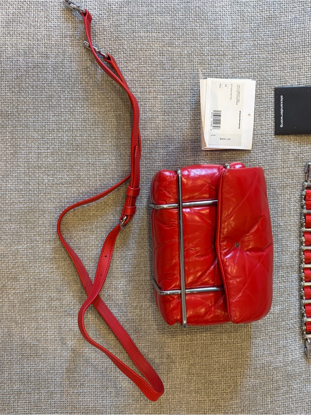Alexander Wang Red Halo Bag